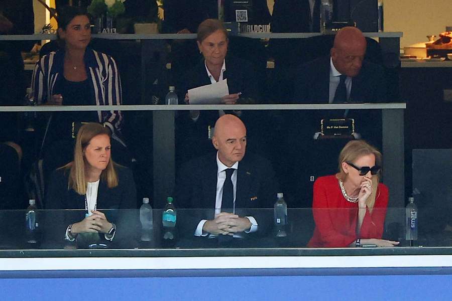 Infantino presencia el partido entre Estados Unidos y Bélgica Infantino presencia el partido entre Estados Unidos y Bélgica