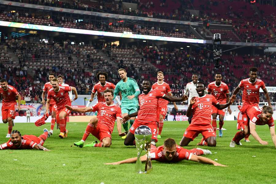 Bayern are chasing their 11th straight Bundesliga title