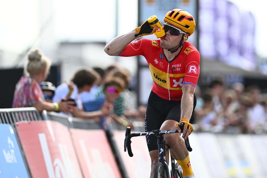 Rasmus Tiller won de sprint in de zevende etappe van de Ronde van  Groot-Brittannië