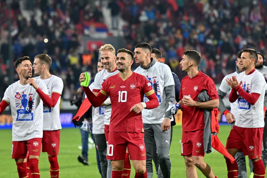 La Serbia festeggia la qualificazione