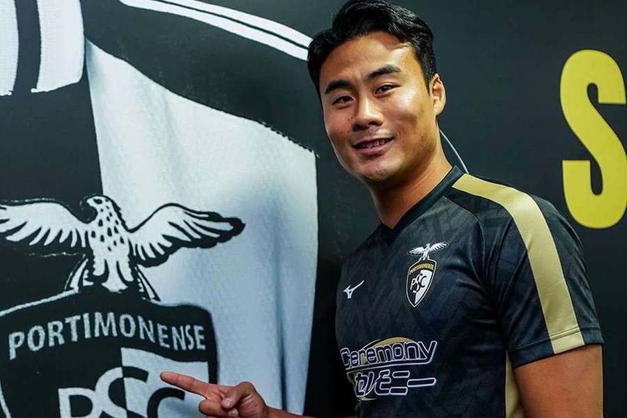 Park Ji-soo foi um dos reforços de inverno do Portimonense