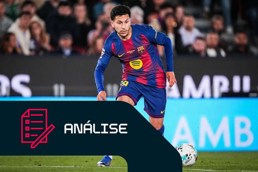 Roony Bardghji em ação pelo Barcelona