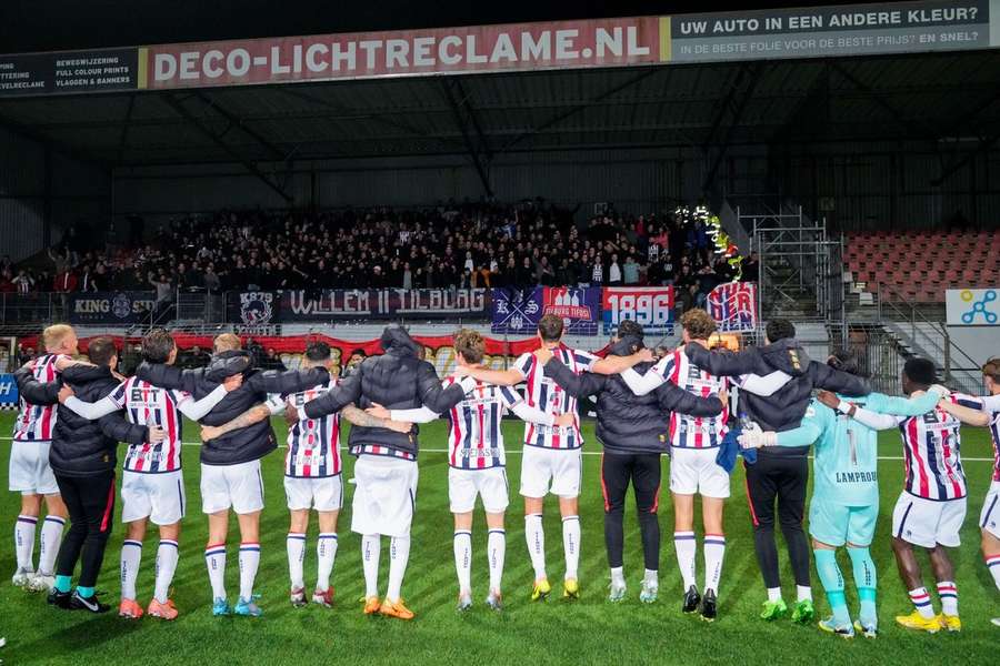 De uitwedstrijd tegen Helmond Sport won Willem II met 1-3