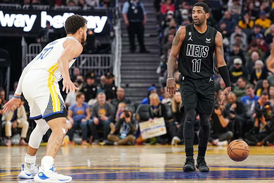 Kyrie Irving anotou 38 pontos em vitória dos Nets sobre os Warriors