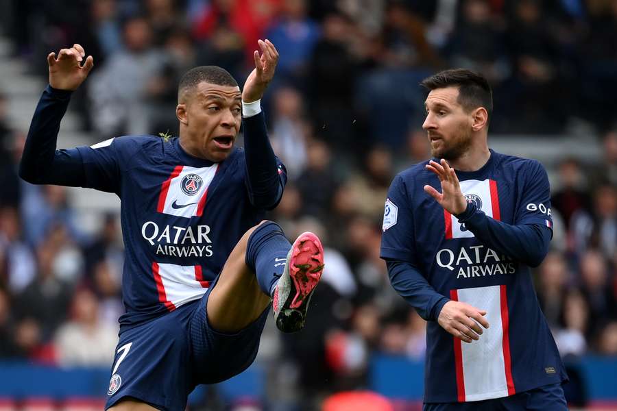 Could Mbappe (L) be the next to break into 'G.O.A.T' status?