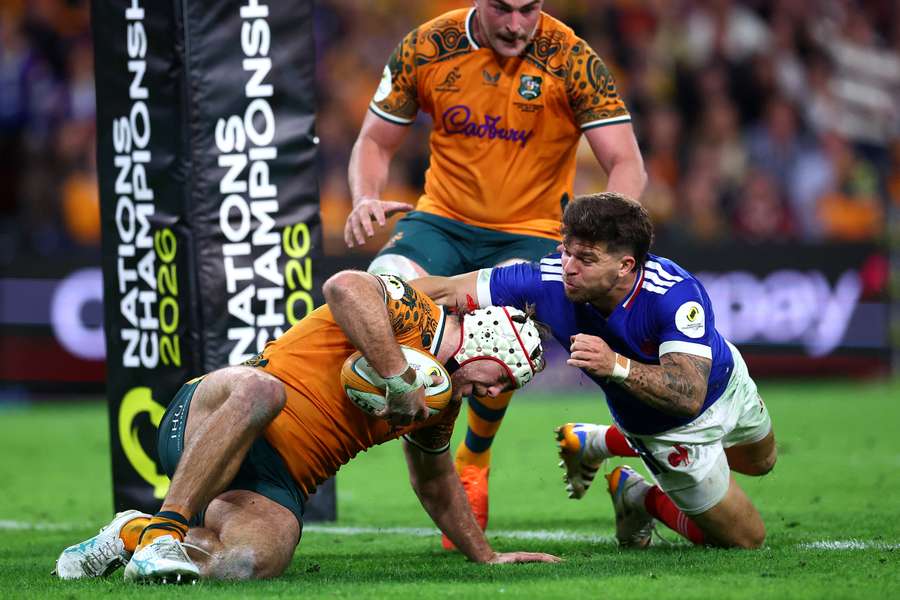 Australia's Fraser McReight scored a try in each of his last three starts for the Wallabies. 