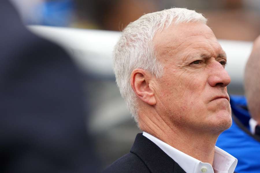 L'entraîneur de l'équipe de France Didier Deschamps