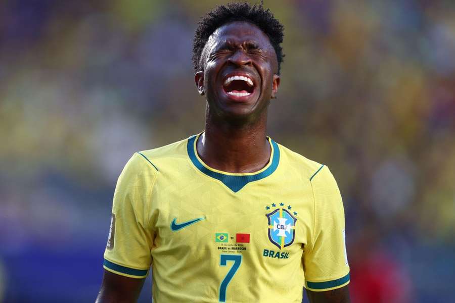 Vini Jr. em Brasil 1x1 Marrocos, pela Copa do Mundo Vini Jr. em Brasil 1x1 Marrocos, pela Copa do Mundo