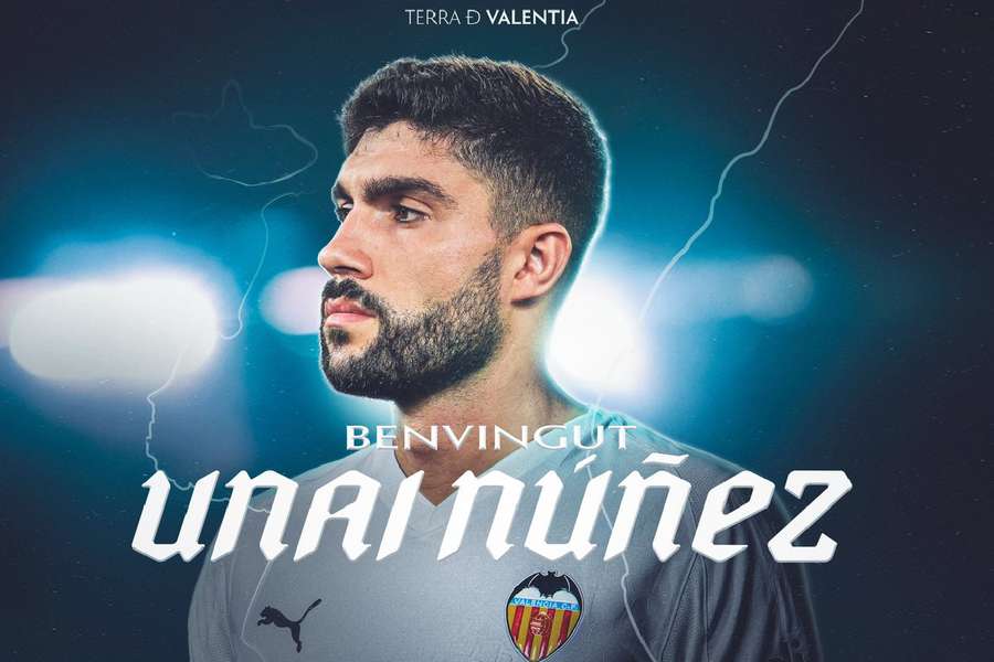 Unai Núñez ya es jugador del Valencia