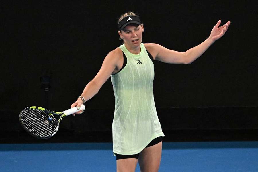 Wozniacki cette nuit à Melbourne.