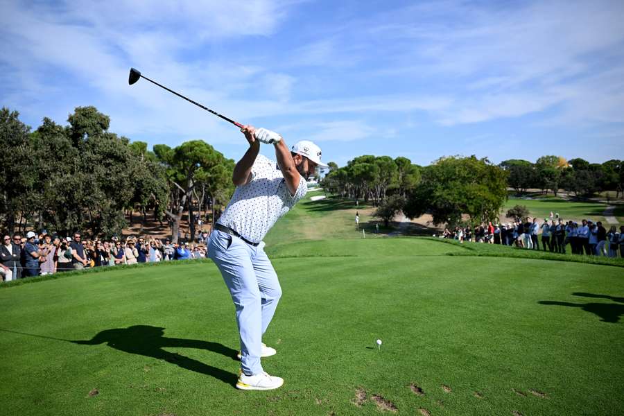 Jon Rahm, en el primer día en el Club de Campo de Madrid