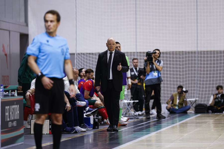 Futsal: Portugal - Eslovénia (declarações) Futsal: Portugal - Eslovénia (declarações)