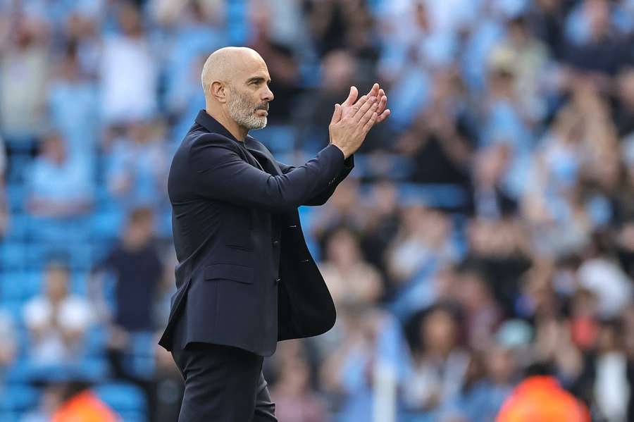 Manchester City boss Enzo Maresca. Manchester City boss Enzo Maresca.