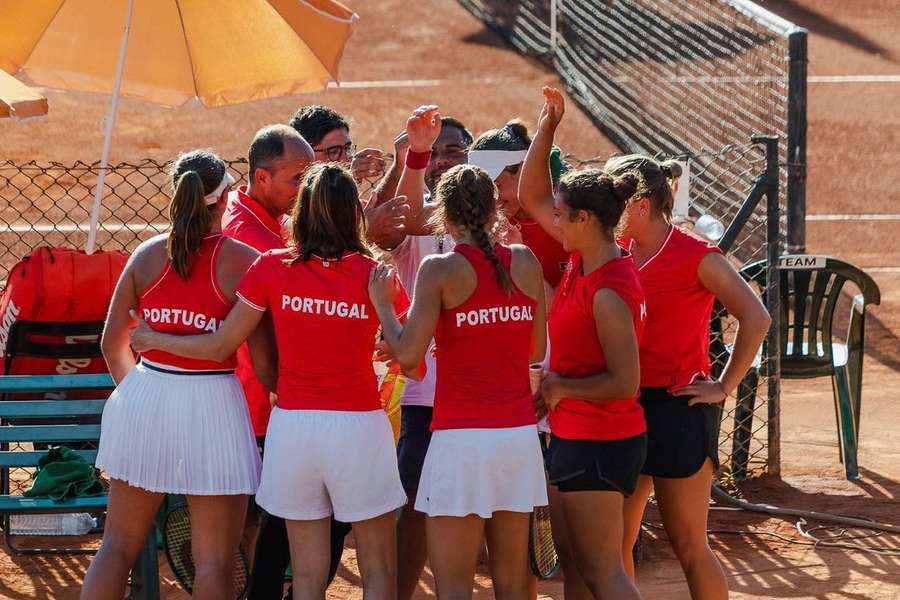 A festa da equipa portuguesa