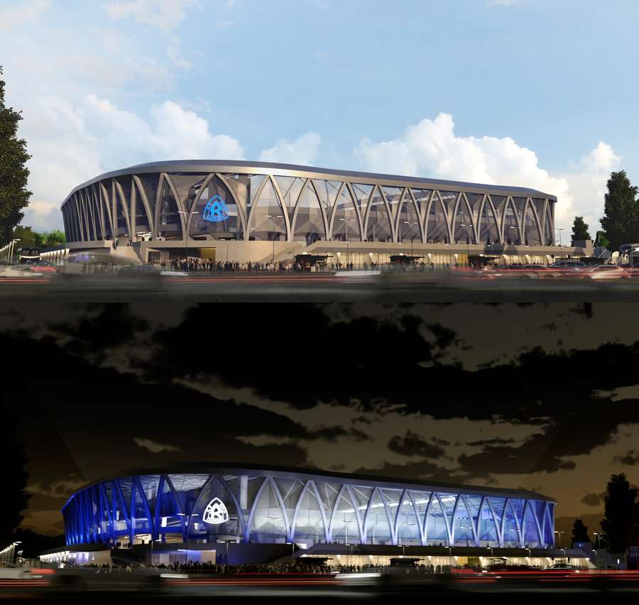 Koncepcja stadionu Ruchu - fasady