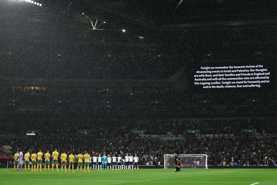Lo stadio di Wembley durante Inghilterra-Australia