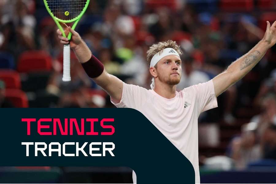 Alejandro Davidovich Fokina after winning the Shanghai Masters