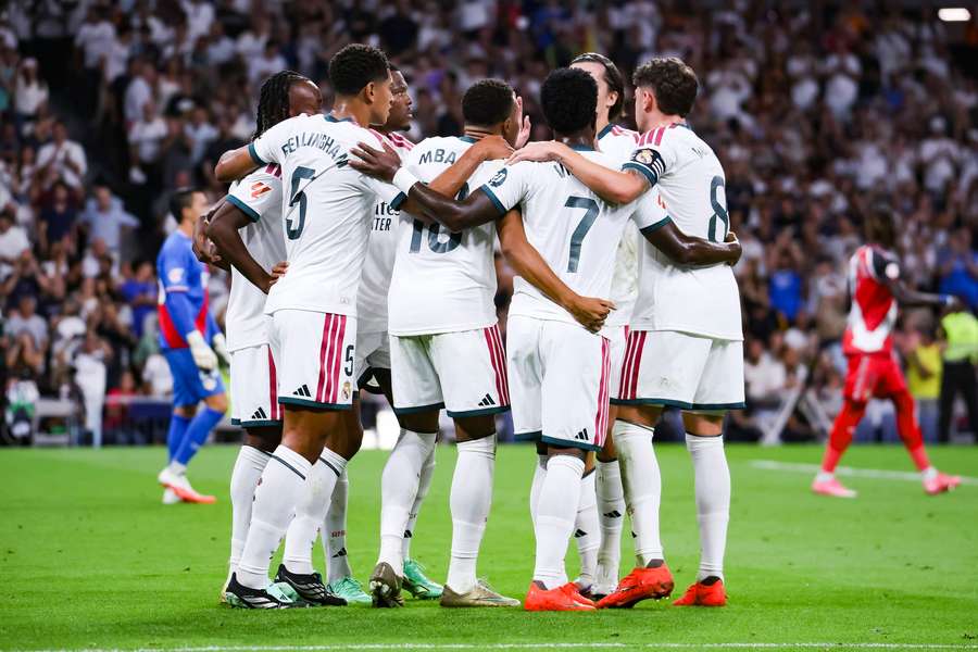 Kylian Mbappé besorgt den Doppelpack für Real. Kylian Mbappé besorgt den Doppelpack für Real.