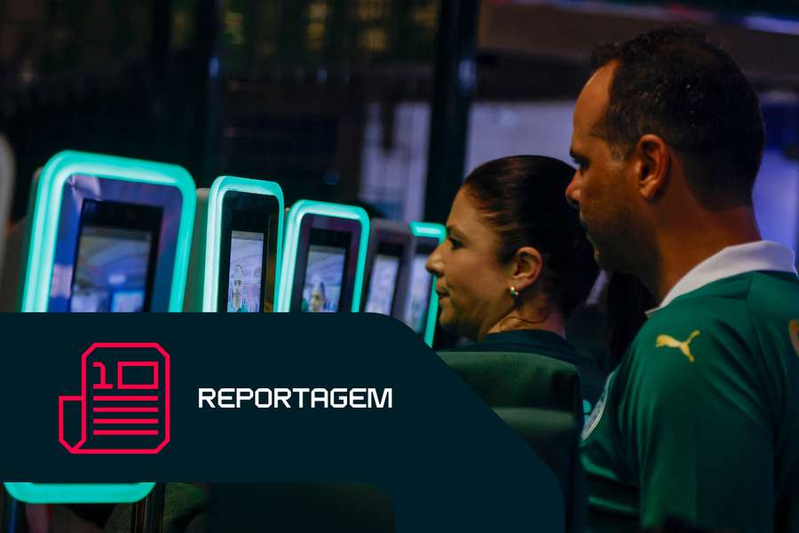 Reconhecimento facial no estádio do Palmeiras