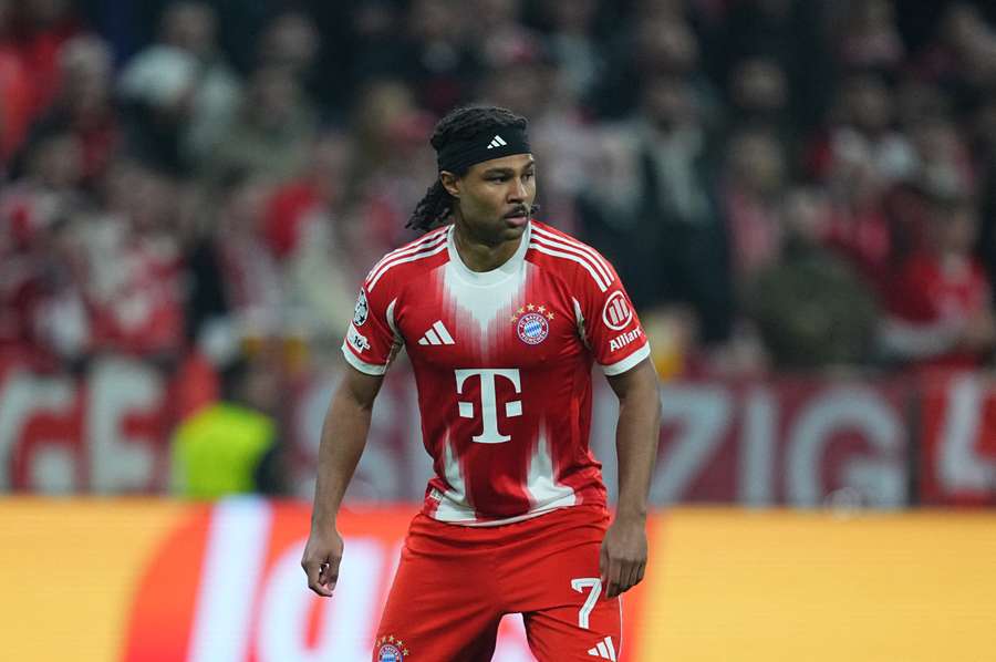 Serge Gnabry en Ligue des champions.