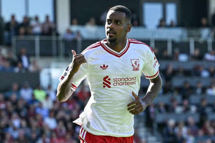 Isak marcou seu oitavo gol com a camisa do Liverpool Isak marcou seu oitavo gol com a camisa do Liverpool