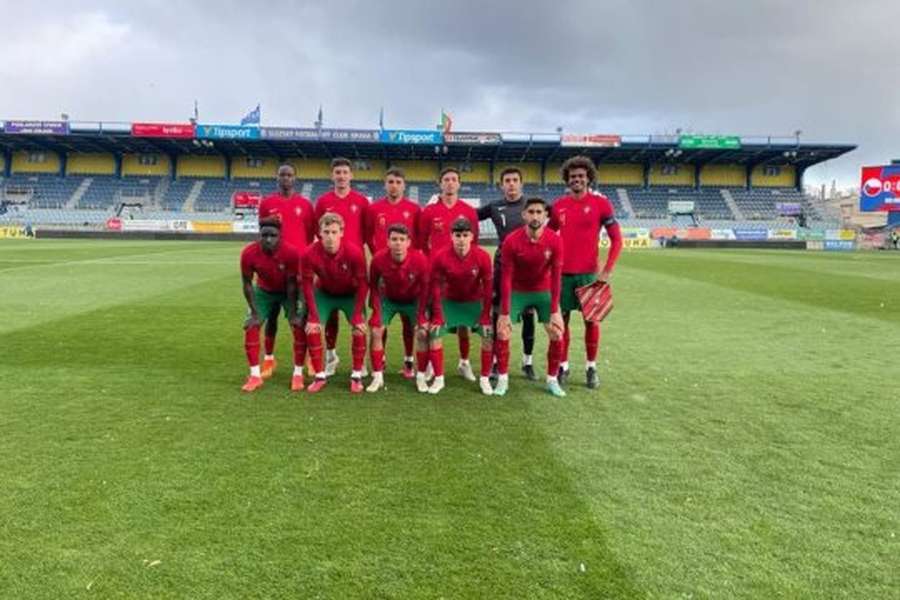 Onze inicial de Portugal na República Checa