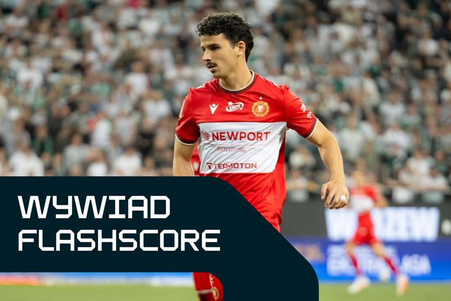 Dani Silva w akcji w barwach Widzewa Łódź