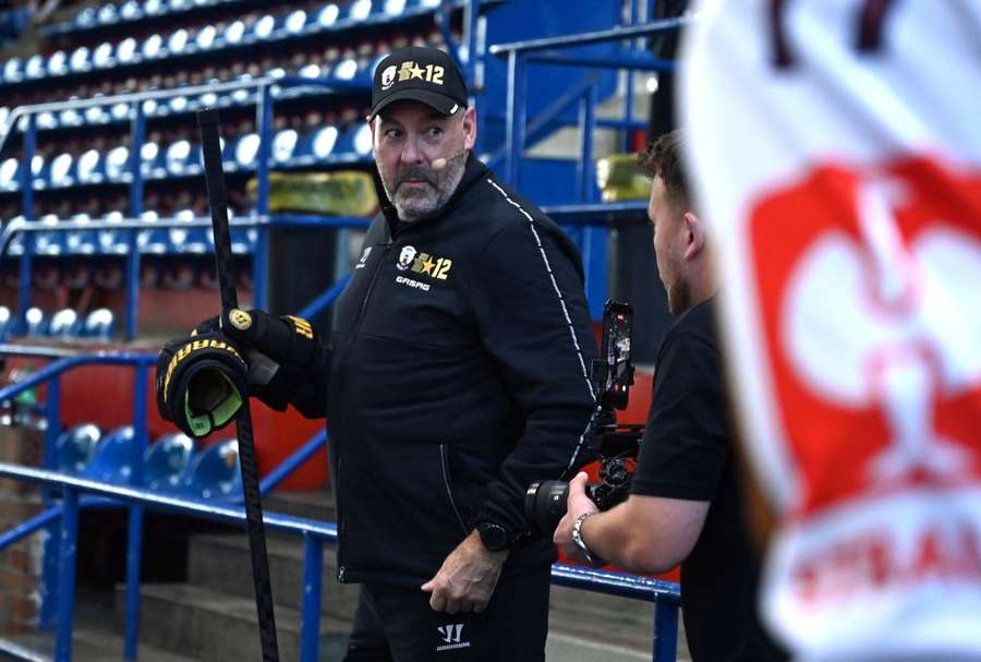 Dubois während einer Trainingseinheit Dubois während einer Trainingseinheit