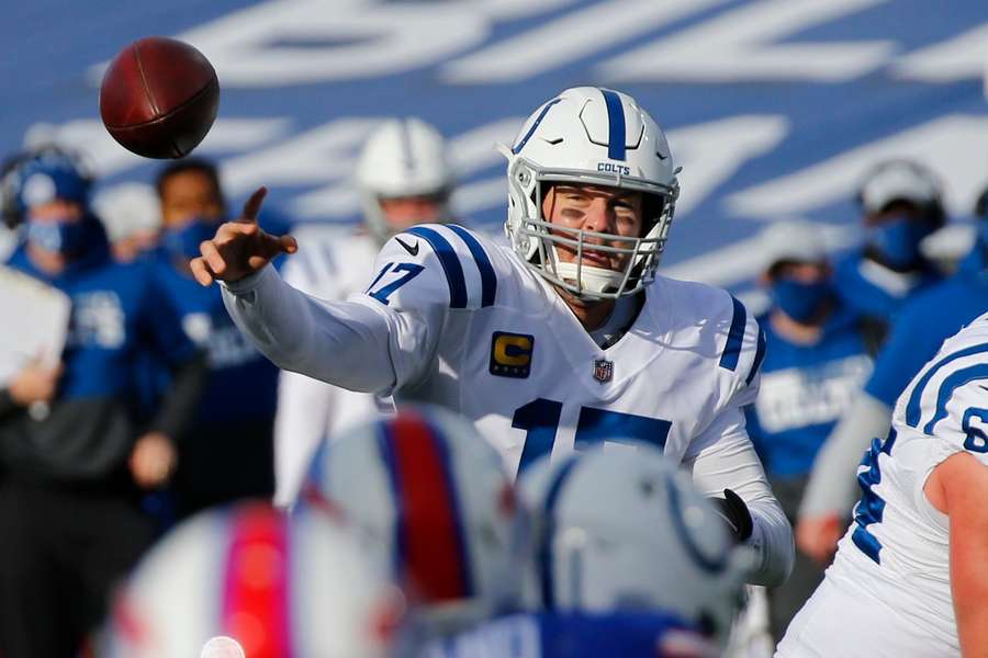 Philip Rivers in action against the Buffalo Bills in 2021