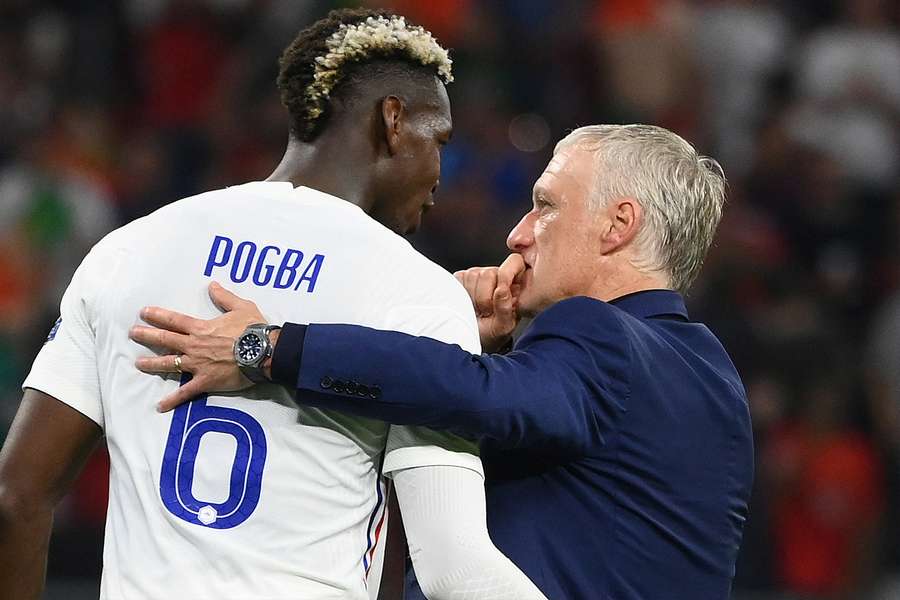 Didier Deschamps said Paul Pogba's "situation saddens me"