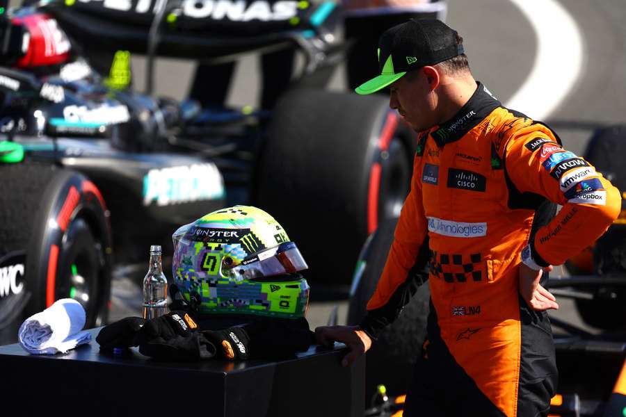 Lando Norris finished third at Silverstone