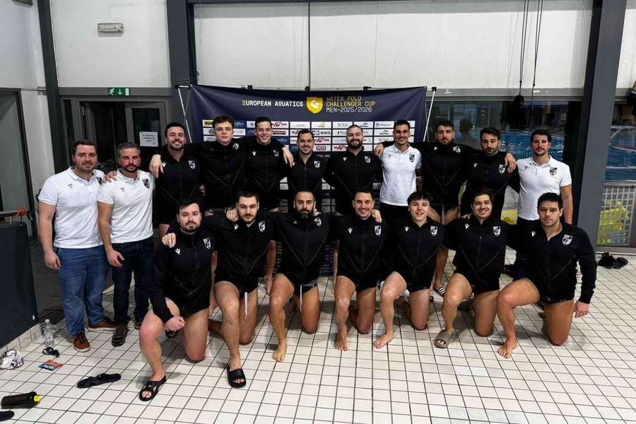 A equipa de polo aquático do Vitória SC