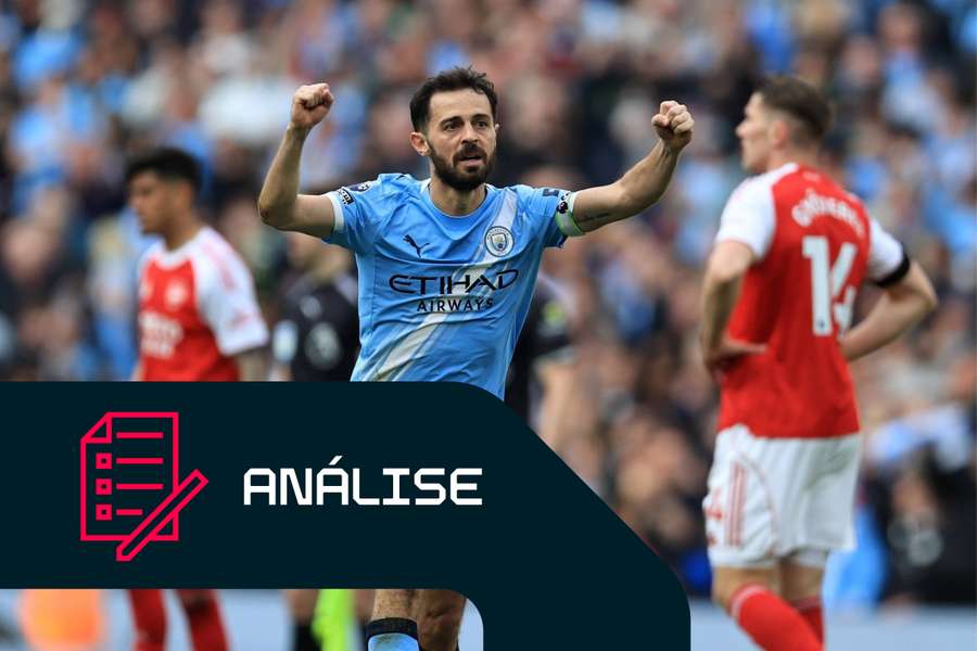 Bernardo Silva após o jogo frente ao Arsenal