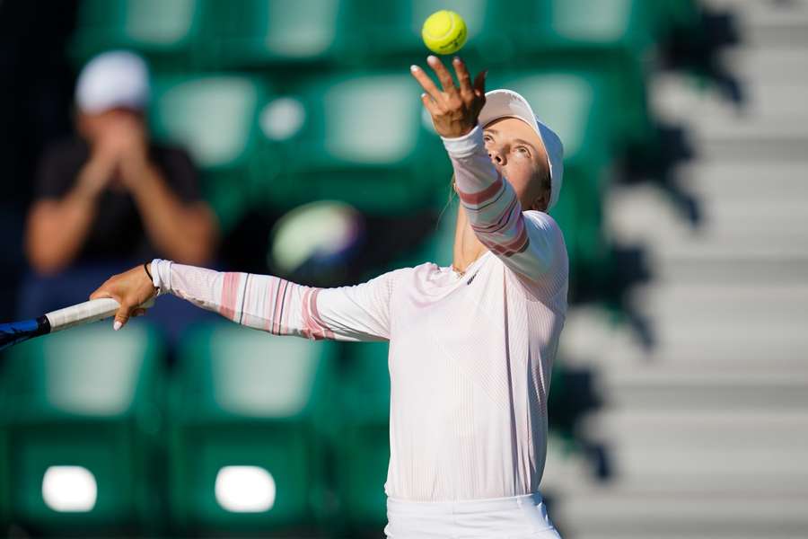 Putintseva pulled off an upset in the quarterfinal of the Guangzhou Open