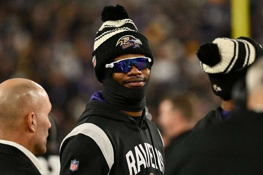 Lamar Jackson le 2 janvier après la défaite des Ravens face aux Steelers.