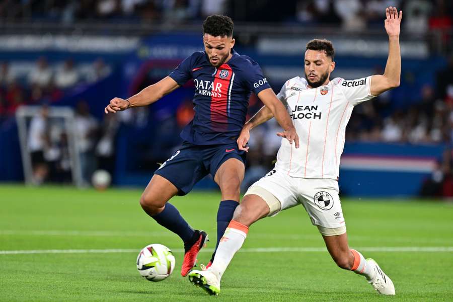 Marcação do Lorient exigiu bastante do PSG