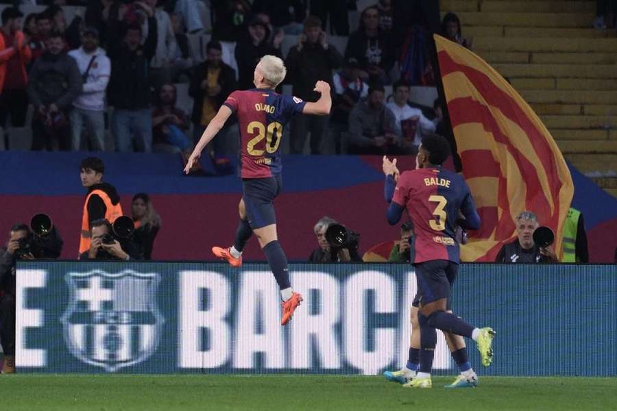 Barcelona lose Olmo for remainder of year