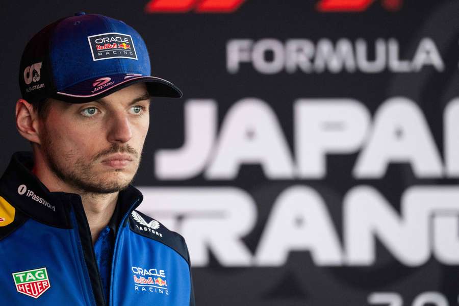 Verstappen, enfadado en Suzuka
