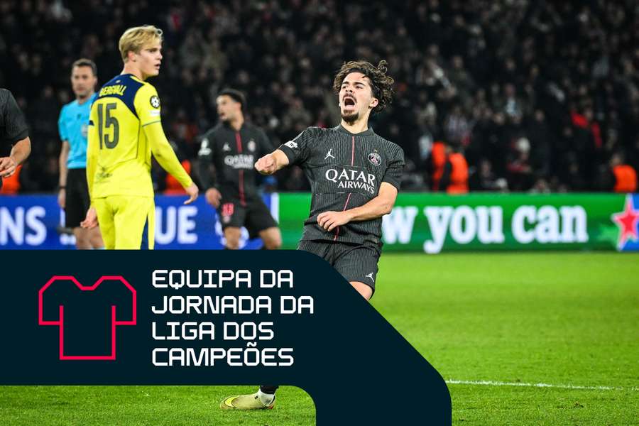 Vitinha festeja pelo PSG