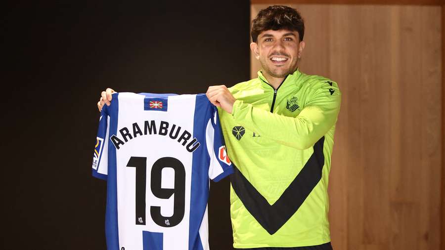 Aramburu, con su nuevo dorsal