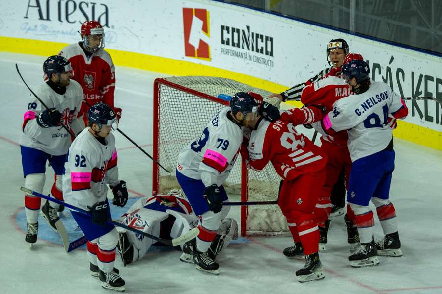 Porażka reprezentacji Polski z Wielką Brytanią w ostatnim meczu MŚ Dywizji 1A