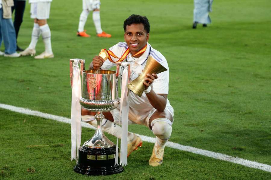 Rodrygo nach dem Pokal-Triumph 