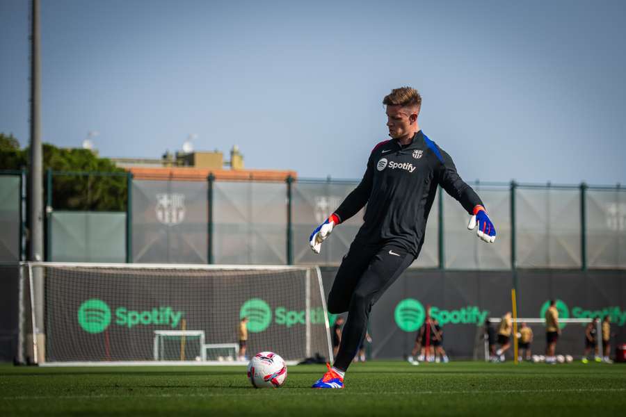 Ter Stegen ya entrena con el Barça