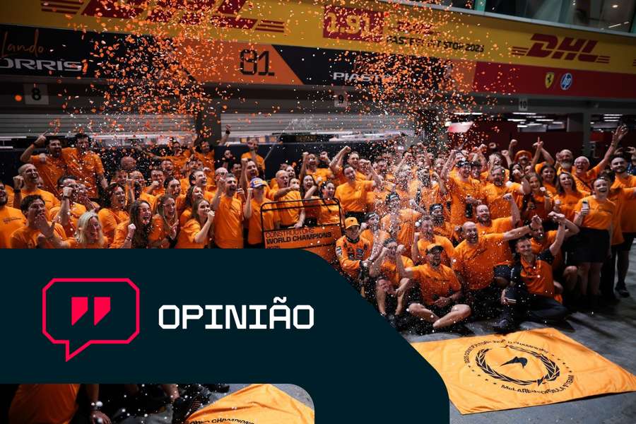 McLaren festejou o título de construtores