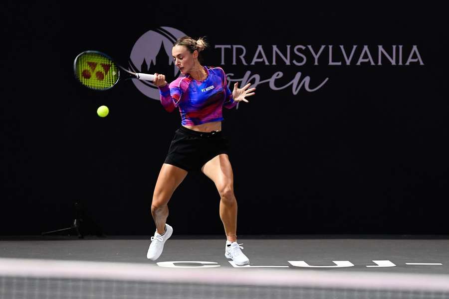 Ana Bogdan în timpul ediției din acest an a Transylvania Open