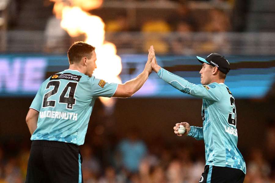 Brisbane Heat duo Jack Wildermuth and Marnus Labuschagne. Brisbane Heat duo Jack Wildermuth and Marnus Labuschagne.