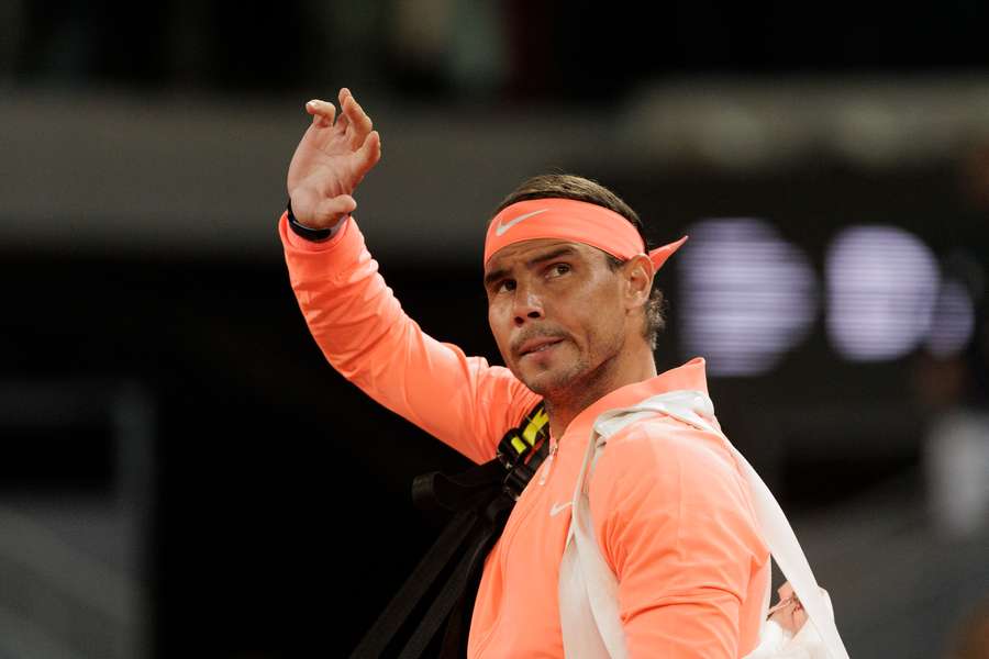Nadal verabschiedet sich von den Mutua Madrid Open.