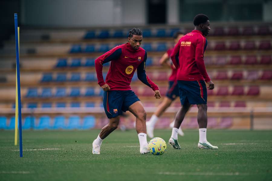 Balde, entrenando
