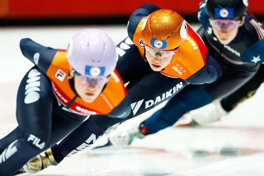 De Nederlandse vrouwen in actie op het WK