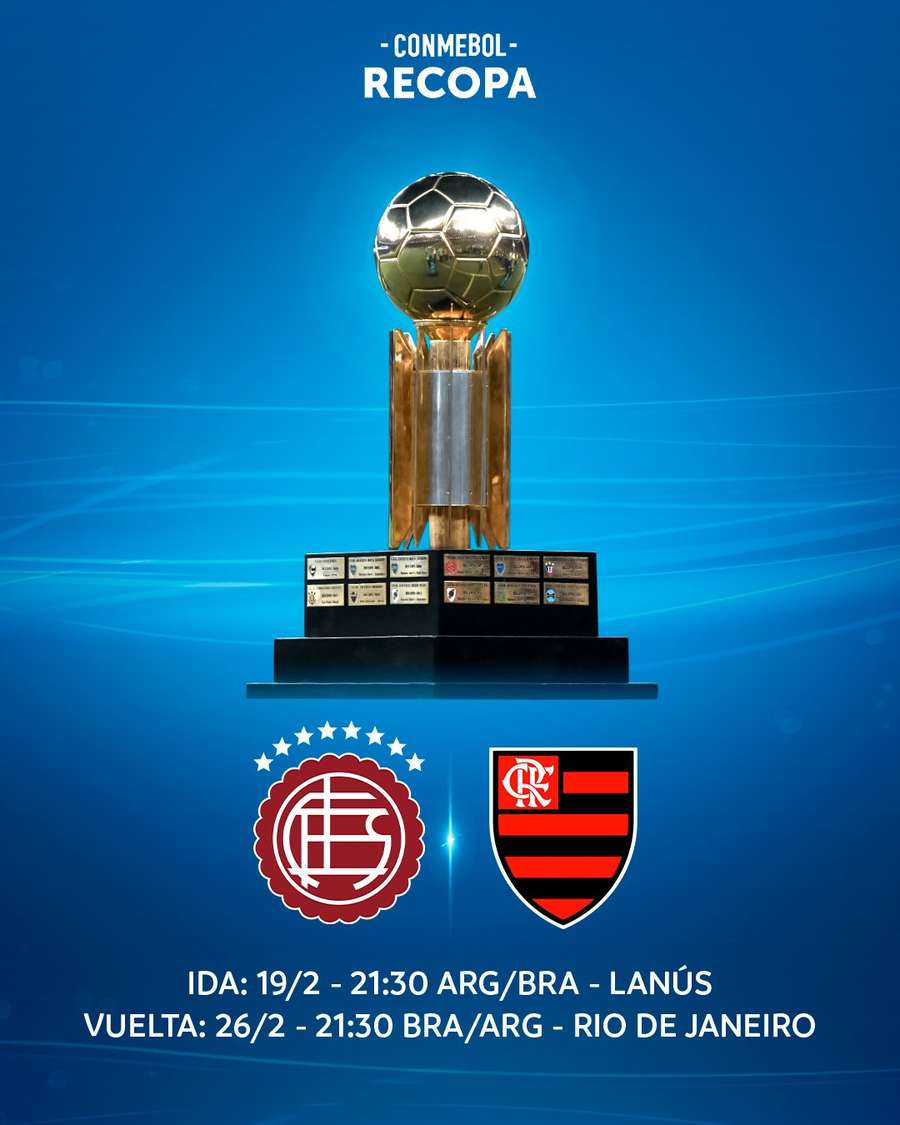 As datas da Recopa Sul-Americana 2026 As datas da Recopa Sul-Americana 2026